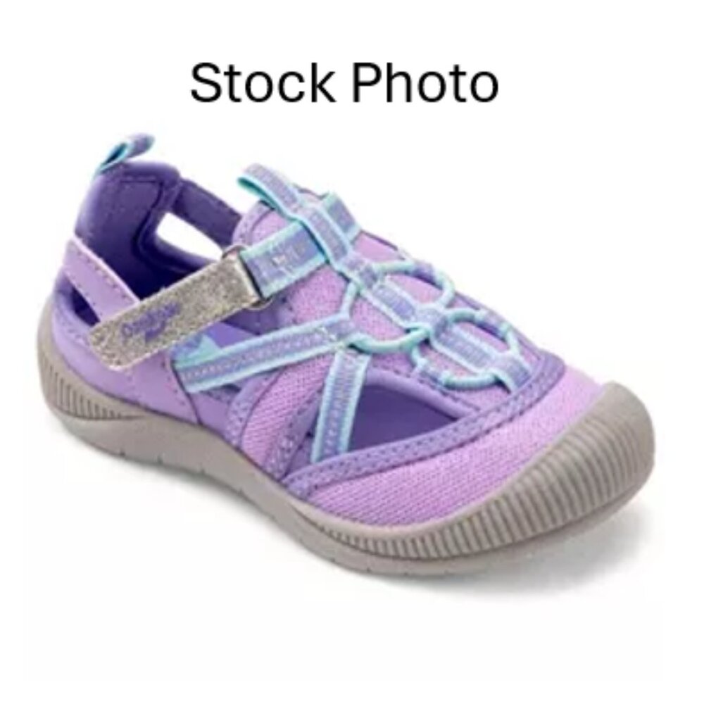 NWOT Oshkosh Everplay Flexible, Sport, Washable, Outsole Bump Toe Sandal